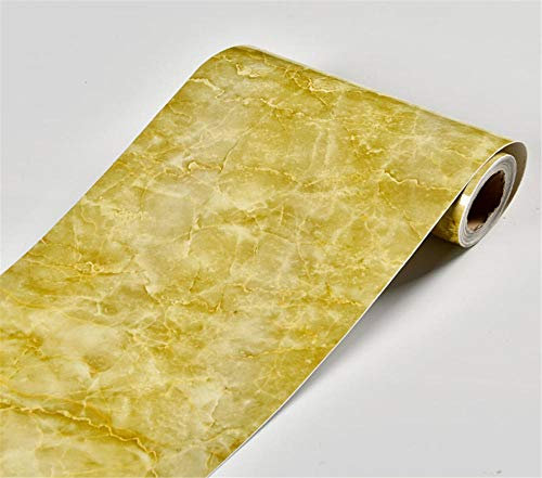 TapetenbordüRe Selbstklebende BordüRe Wand Wohnzimmer Tapeten Fliesenaufkleber Bad Dekoband Selbstklebend Gelbes Gold 15 X 1000cm