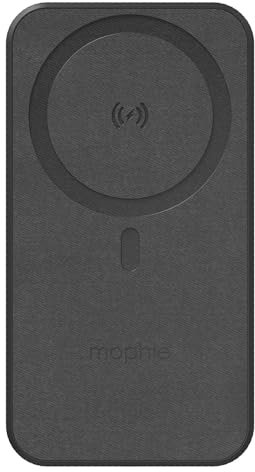 ZAGG - Supporto per mophie Snap+, Batteria Wireless Magnetica e Portatile, Compatibile con MagSafe, Batteria Interna da 10.000 mAh, Nero