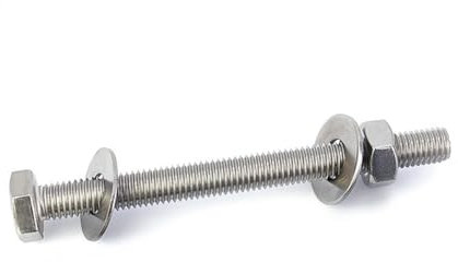 1 sets M12×300mm 304 Edelstahl verlängertes Sechskantschrauben-Muttern-Kit, Durchgangsschrauben