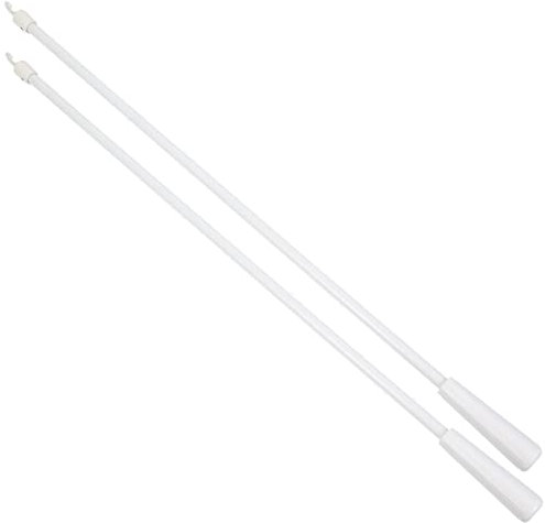 DOITOOL 2pezzi Titolo Bastoni per Tende di Asta per Tende Verticali con Gancio Facile da Installare e Pratico per Pannelli