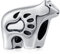 Eisbär Charms passen Pandora Tier Armband, Retro 925 Sterling Silber weißer Bär Perlen mit Pfotenabdruck, Geschenke für Tierliebhaber/Mädchen/Muttertag