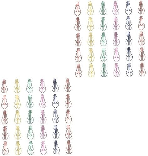 NUOBESTY 2 Sätze Clip Glühbirne Form Büroklammern Für Büro Schule Lesezeichen Und Dokumente Markierung Clips 30 Stück * 2