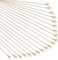 nbeads 20 Stück Ca. 45cm Lange Halskettenketten, 1.5mm 304 Edelstahl-Glieder-Kabelketten-Halsketten Goldene Schlangenketten Mit Karabinerverschlüssen Für DIY Herstellung