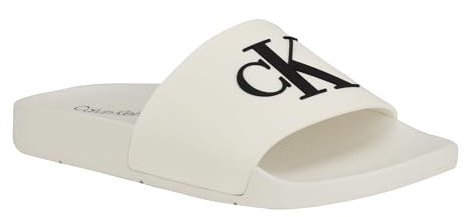 Calvin Klein Damen Arin Schiebe-Sandalen, Weiß 140, 36 EU