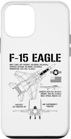 Hülle für iPhone 12 mini F-15 Eagle Fighter Jet Specs Militärflugzeug F15 Eagle