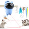 Dreamon Katzenspielzeug Elektrisch - Katzen Spielzeug Intelligenz Interaktives Katzenspielzeug Selbstbeschäftigung USB Aufladbar Katze Spielzeug