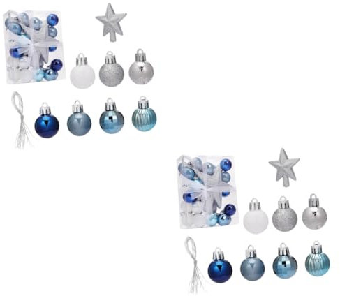 Warmhm 60 STK 3cm Weihnachtskugel Mini-Weihnachtsbaum Weihnachtskugeln Dekor Weihnachtsbaum-anhänger Led-dekor Weihnachtsschmuck Zum Aufhängen Top-Gadgets Plastik Schreibtisch Baumkugel
