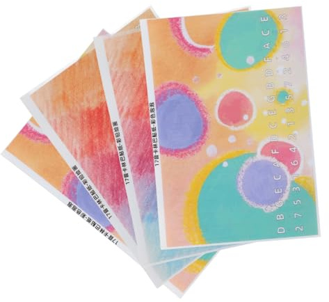 TOYANDONA 17-tone Kalimba Stickers for Beginners Mini Thumb Piano Keyboard Decal Set