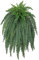 Hollyone 47'' Large Artificial Boston Fern Bouquet - Fake Bushes Faux Plants for Indoor & Outdoor - Extra Large Fern Plants for Porch, Windowsill, Hanging Basket, Farmhouse, Garden Decorations
