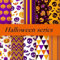Halloween Stoffe Quilten, Baumwoll-Steppstoffbündel 70 Stück, Kürbis-Geist, Spinne, bedruckter Stoff, quadratisch, Patchwork-Stoffe für Quilten, Nähprojekte, Patchwork, DIY Handwerk (Halloween)