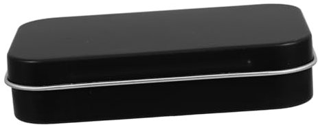 ANDRESLAD Kleine Metallbox Mit Deckel Weißblech Aufbewahrungsbox Mit Scharnier Für Büroklammern Und Stecknadeln Robust Und Rostfrei Kleiner Metallbehälter