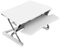 Worktrainer UPdesk XL - Schreibtischaufsatz höhenverstellbar für Laptop & PC - Schreibtischerhöhung - Stehpultaufsatz für Schreibtisch - Höhe 15-50 cm - Breite 87 x 32 cm - Gasfeder - WEIß