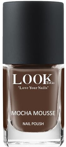 Look To Go • veganer Nagellack • MOCHA MOUSSE • NP 166 • 21-free & PETA approved • Made in Germany • 12ml