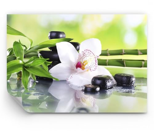 ARTTOR Fototapete Standard - blume orchidee - 150x105 cm - Fototapeten Tapeten Moderne Wand Dekoration XXL Wandtapete Motivtapeten Bildtapete Schlafzimmer Wohnzimmer - WF1AA150x105-3659