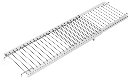 GFTIME 50-89cm Universal Warmhalterost Verstellbar für Enders Kansas II Pro, Burnhard, RÖSLE VIDERO, Barbecook Siesta 310, Nexgrill, Dynaglo, Monument, Edelstahl Grill Ersatzteil, 1 Stück