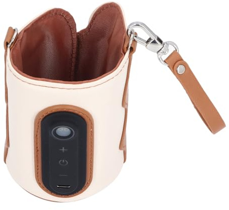 Hamwesh Bottle Warmer Bag, Portable USB Milk Warmer, 26 Temperature Settings, Quick Heating, Insulated Soft Bag, for Camping Hiking Shopping Traveling Home, with USB Cable