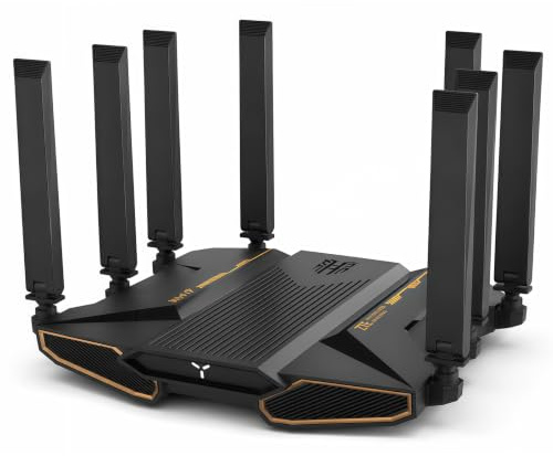 ZTE Polar BE7200 Pro+ Wi-Fi 7 Gaming Router, 7.140 MBit/s, 2,5G WAN/LAN | MLO & Multi-RU, 8 externe Antennen mit Signalverstärkern, WPA3/WPA2, USB 3.0, EasyMesh, App-Steuerung