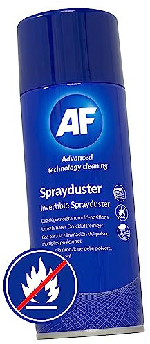 AF Professional Non Flammable Invertible Spray duster / Air Duster Compressed Gas Can Spray – For Office PC Cleaning / Keyboard Dust Cleaner / Industrial electronics / Fans etc. - 125ml, SDU125D