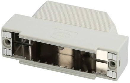 Abdeckung SUB-D 50-polig Harting 09 67 050 0573 Kunststoff 45° grau 1 Stück