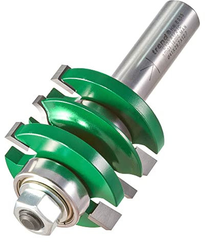 Trend CraftPro Profile Scriber Ogee Router Cutter Set, 1/2 Inch Shank with 4mm Radius, Tungsten Carbide Tipped, C155X1/2TC