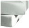 fleuresse Comfort Spannbettlaken (96 % Baumwolle, 4 % Elasthan), mit Rumdumgummizug, Ökotex Standard 100, für Matratzen bis 26 cm Höhe, 90 - 100 x 200 - 220 cm, Silber