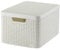 Curver Aufbewahrungsbox, Polypropylene, creme, Depth 330 mm x Width 445 mm x Height 240 mm