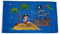 Flagge/Fahne Piratenschiff Schatzinsel 90 x 150 cm