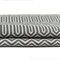 McAlister Textiles Colorado | Stoff als Meterware in Grau | Per Meter | Breite 140cm | geometrisch gewobenes Ethno Design | für Vorhänge, Polster Heimtextilien