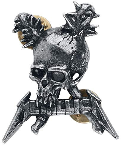 Alchemy Gothic Metallica: Damage Inc. Skull Metal Pin Badge