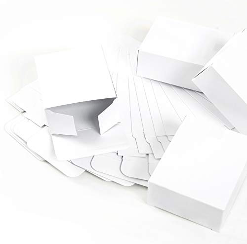 Logbuch-Verlag 24 kleine weiße Geschenkschachteln 10 x 4 x 8 cm Schachteln Gastgeschenke give-away Hochzeit Kunden Verpackung