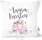 MoonWorks® personalisierbare Kissen-Hülle zur Hochzeit,Hochzeitskissen Auto Hochzeitsgeschenk Geldgeschenk Kissenhülle mit Schleife mit Schleife 40cm x 40cm