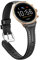 for Fossil Julianna Bands, Blueshaw Slim Genuine Leather Band Replacement Accessories Strapor Fossil Gen 5 Julianna Smartwatch/Fossil Julianna hr (Black)