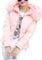 YMING Femmes Doudoune Hiver Chaud Hoodied Casual Slim Outerwear Avec Fourrure Veste Rose M