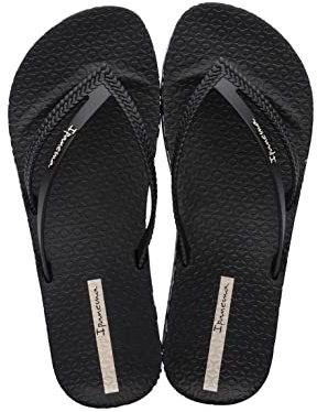 Ipanema Bossa Soft V Fem Zehenspreizer für Damen, Schwarz, 41 EU
