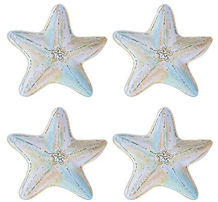 UPware 4-Piece 9.75 Inch Melamine Serving Plate/Dinner Plates (Starfish)