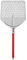 Cerutti Inox Srl 752F33E Pizzaschaufel, quadratisch, gelocht, Linie Tulip, 33 x 33 cm, mit Griff 30 cm, aus eloxiertem Aluminium, rot