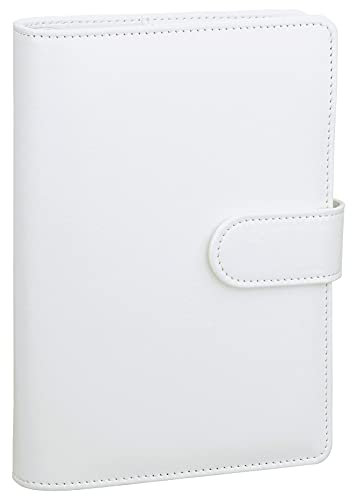 Antner A6-Ordner, nachfüllbares Notizbuch mit 6 Ringen, Budgetplaner für A6-Füllpapier, PU-Leder, lose Blätter, persönlicher Planer, Geldbörse, Geldorganizer, Bargeld, Füllbuch mit Magnetschnalle