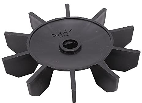 Aspa pequeña del ventilador del compresor de aire, motor directo Aspa del ventilador de 135 mm de diámetro exterior Eje de 14 mm para el motor del ventilador del compresor de aire
