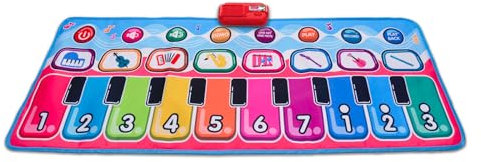 Bontempi | RhythmRug - Tapis électronique Musical pour Danser et créer des mélodies à Chaque étape 130 x 48 cm