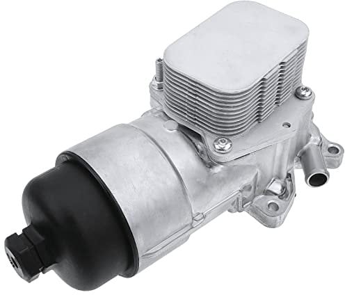 Frankberg Refroidisseur d'huile compatible avec 2 DE DH 1.4L 1.6L 2008-2015 3 BK 1.6L 2004-2009 207 WA WC 1.4L 1.6L 2006-2015 307 3A/C 1.4L 1.6L 2001-2007 307 Break 3E Remplacer# AV2Q6L625AA