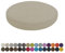 Lsjoaw Rund Sitzkissen Stuhlkissen 45 X 45 X 8CM(1 Pieces) Leinen Sitzpolster Abnehmbares Memory Schaum Runde Sitzauflage für Stuhl Bank Hocker Haus Küche Esszimmer Garten Büro,Light Grau
