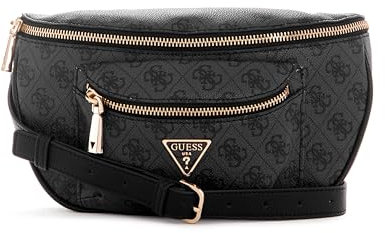 GUESS Manhattan Gürteltasche, Kohle-Logo, Einheitsgröße, Manhattan Gürteltasche