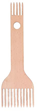 Webstuhlkamm, Doppelseitige Geflochtene Holzwerkzeuge Zum Selbermachen Für Handarbeiten, Gewebte Makramee-Fransen, Breite, Glänzende Oberfläche, Wandteppich, Teppichherstellung, Kunsthandwerk, Spinnen