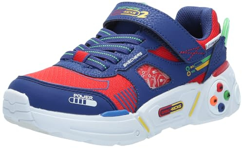 Skechers Uni-Kinder Gametronix 2.0 Sneaker, Blue/Multi