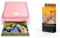 KODAK Pack Fotodrucker PM220 und Kartusche MSC20 – Fotos 5,4 x 8,6 cm, WiFi, kompatibel mit iOS und Android – Rosa