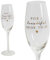 Widdle Gifts Wedding Champagne Flute Wine Glass Boxed and Elegant Design (Beautiful Bride-to-Be 2646)