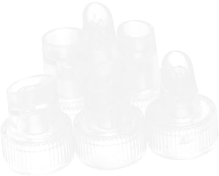 Ersatzdüsen 3x2,1x2cm für Wasser Sauerstoff Gesichtsbehandlung | Kunststoff, Leicht und Tragbar, 6 Stück Pack, Passende Spitzen für Aqua Facial Lösung und Gesichtsgeräte