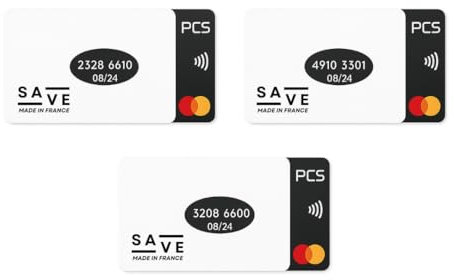 Idée pro mobilité® – Lot de 3 Étuis Carte Bancaire Anti-RFID/NFC – Format CB Standard – Ultra Fins & Légers – Bloque sans Contact & Piratage – Fabriqués en France