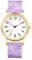 JewelryWe Uhren Damen Silikon Schwesternuhr: 30M Wasserdicht Analog Quarz Armbanduhr Frauen Medizinische Muster Lila Gummi Armband Uhr mit Digital Zifferblatt für Krankenschwester Ärzte Sanitäter