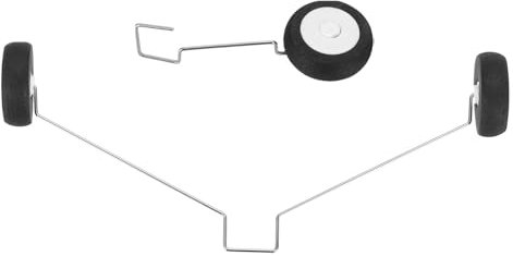 sourcing map 1 Set RC Airplane Landing Gear Wheels for Toys Airplane Accessories RC Aircraft DIY Parts RC Plane Jet Replacement